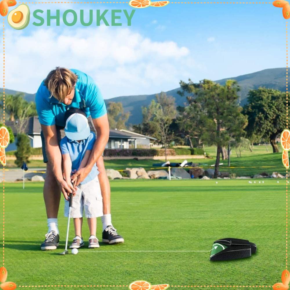 SHOUKEY Bộ Dụng Cụ Hỗ Trợ Tập Đánh Golf Tự Động Bằng Thép Không Gỉ