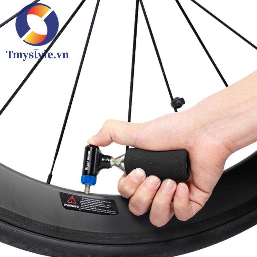 Đầu Bơm Lốp Xe Đạp CO2 MTB Cho Presta Schrader