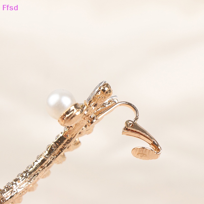 Khuyên Kẹp Vành Tai Đính Đá Pha Lê Phong Cách Bohemian