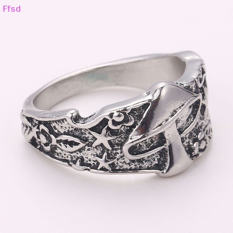 {Ffsd} Nhẫn Họa Tiết Hoa Ngôi Sao Cổ Điển Nhiều Kích Cỡ Cho Nam Và Nữ * Bán Chạy