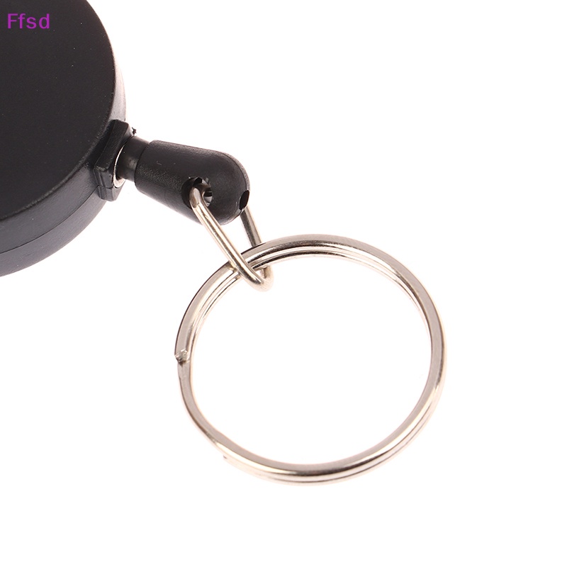 {Ffsd} Vòng Móc Chìa Khóa Có Thể Thu Vào Cho Thẻ Tên Bằng Kim Loại Kéo * Bán Chạy