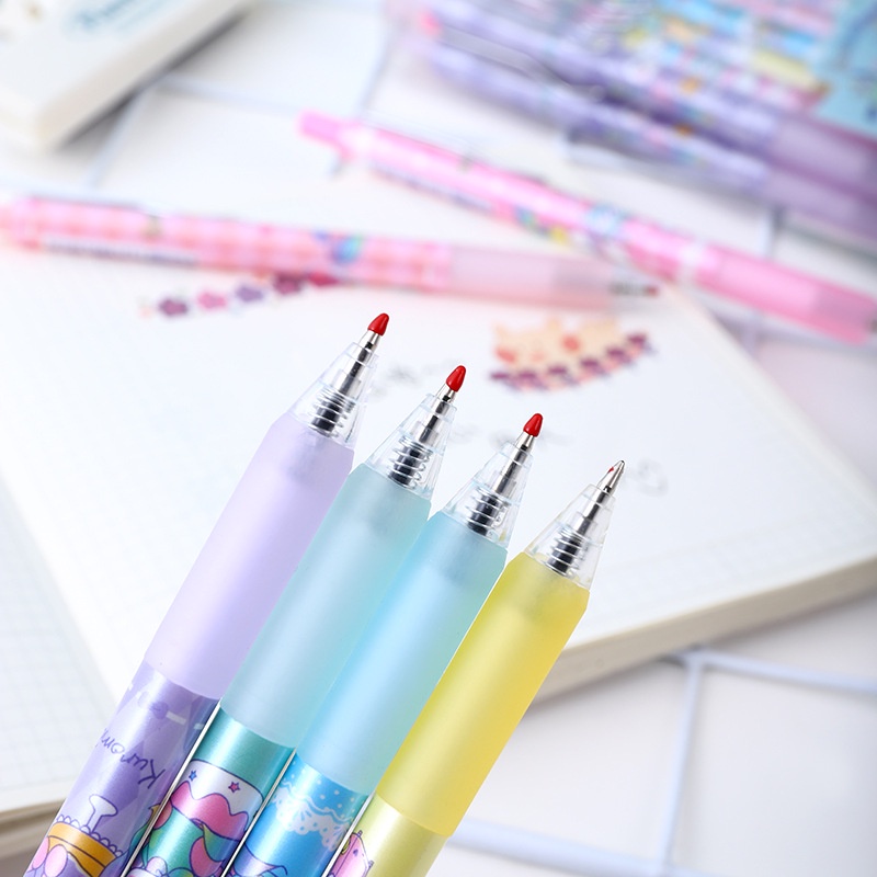 SANRIO 1 Bút Mực Đen Ngòi 0.5mm Hình Cinnamoroll Kuromi Melody Dễ Thương