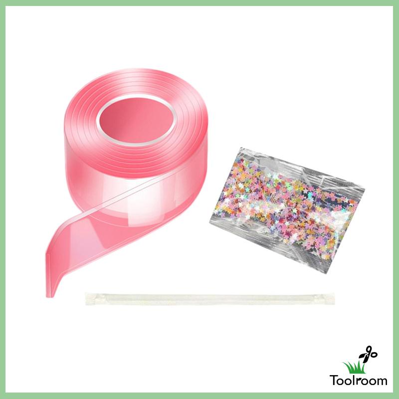 Cuộn Băng Keo Hai Mặt 1M Dùng Làm Đồ Thủ Công Cho Bé