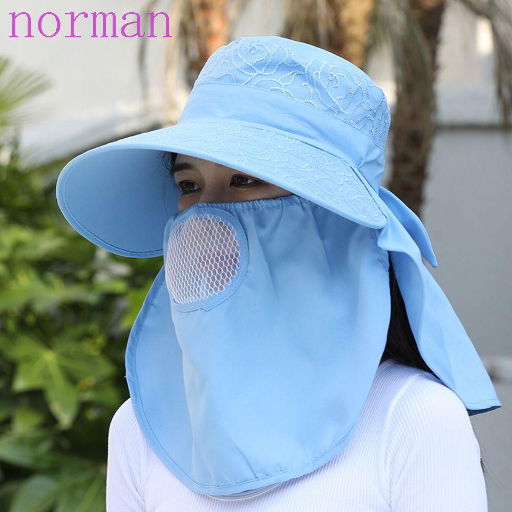 NORMAN Mũ Tai Bèo Che Phủ Mắt Chống Gió Có Thể Gấp Gọn Dùng Khi Đi Leo Núi / Làm Trại Ngoài Trời Cho Nữ