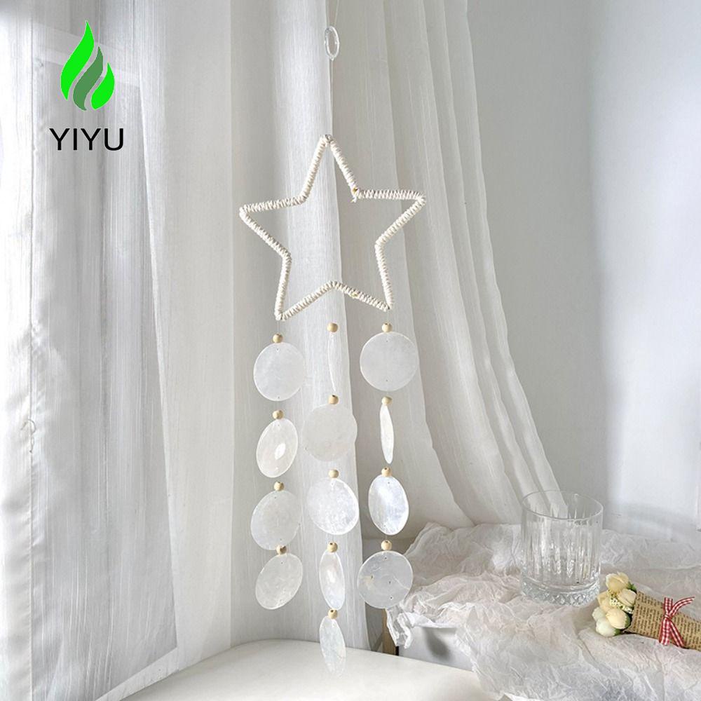 YIYU Chuông Gió Hình Vỏ Sò Thiết Kế Đơn Giản Sáng Tạo Trang Trí Nội Thất