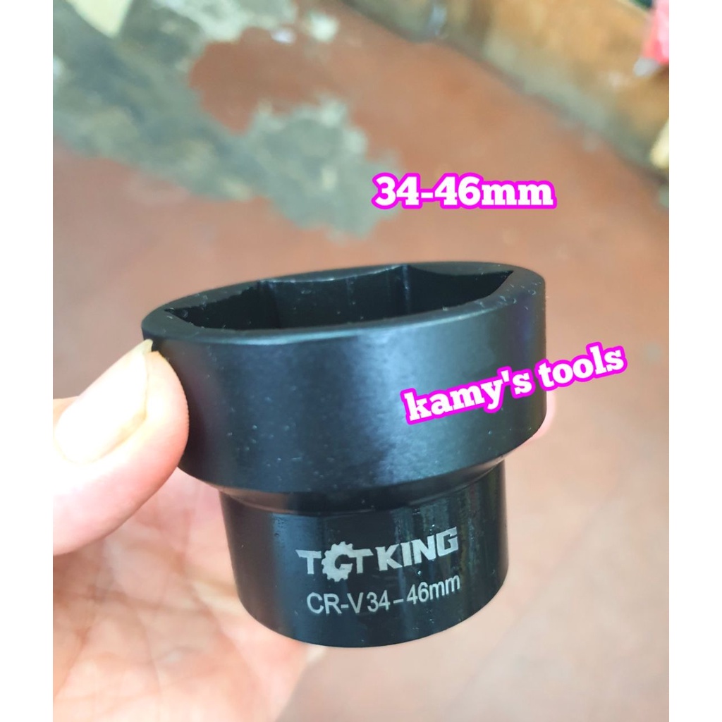 Đầu tuýp khẩu mở nồi xe tay ga xe máy 2 đầu 39mm 41mm và 34mm 46mm 1/2 inch thép đen TGT King