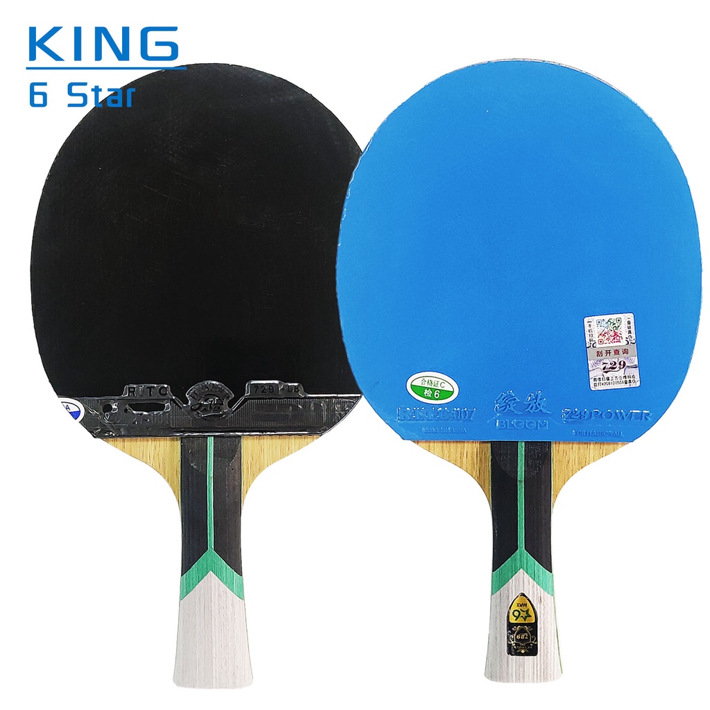 Vợt Bóng Bàn 729 King 6 / 7 Star Bằng Cao Su Dính Phong Cách Mới