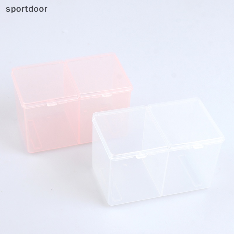 [sportoutdoor] Hộp Đựng Bông Tăm Đôi Kiểu Lưới Rỗng Nhỏ Gọn [out]