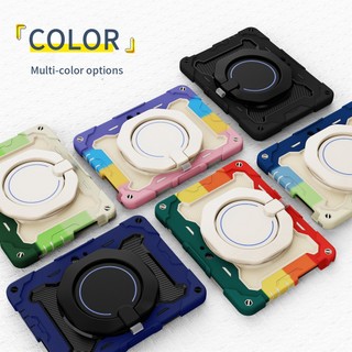 Ốp lưng cho Microsoft Surface Go 3 / Go 2 / Go Giá đỡ nhẫn tay Máy tính bảng chống sốc hạng nặng Fundas cho trẻ em Bìa