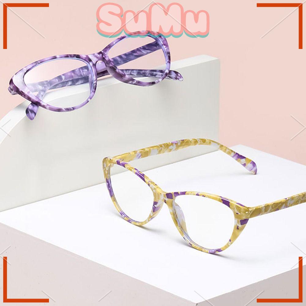 SUMU Kính Đọc Sách Gọng Siêu Nhẹ Phong Cách Vintage Thanh Lịch Cho Nữ