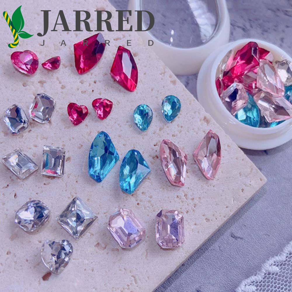 JARRED Bộ Đá Đính Móng Tay Lấp Lánh Thời Trang DIY
