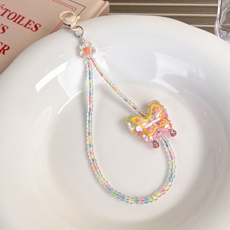 Móc Khóa Túi Xách / Điện Thoại Dạng Chuỗi Hạt / Bướm / Trái Tim Ngọt Ngào