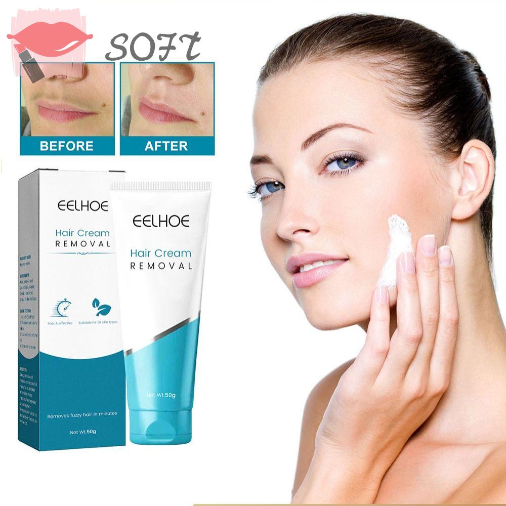 SOFTNESS Kem Tẩy Lông Mặt / Môi Mềm Mịn Cho Nữ