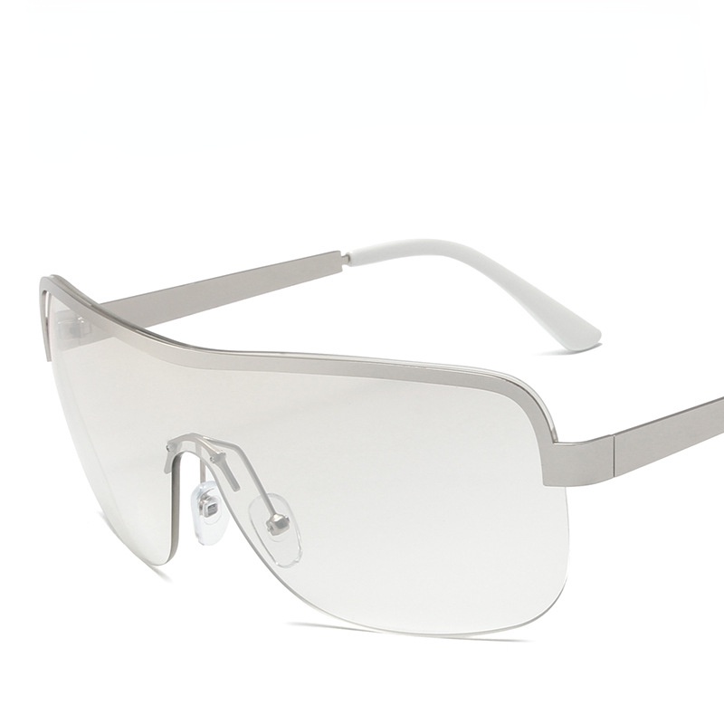 Kính Mát Gọng Vuông Kim Loại Thời Trang Cho Nam Nữ