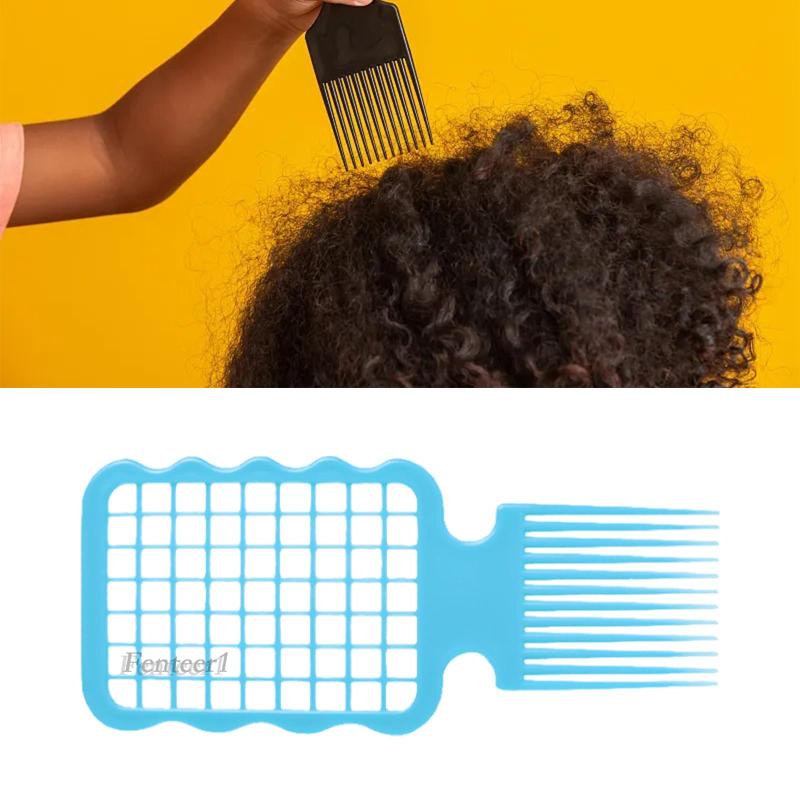 Lược Tạo Kiểu Tóc Afro Afro 2 Trong 1 Dễ Dàng Làm Sạch