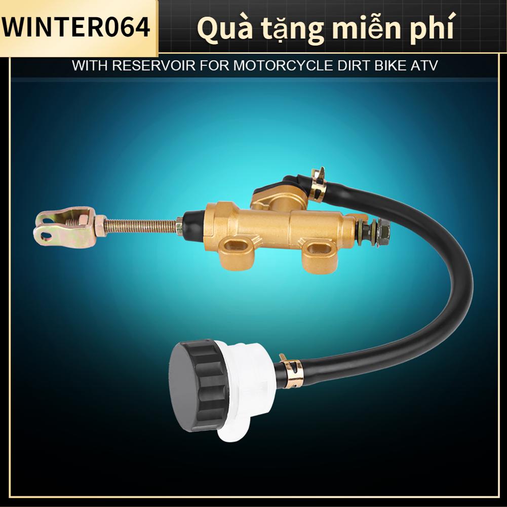 Winter064 Bơm xi lanh chính phanh chân sau đa năng có bình chứa cho xe máy đạp địa hình ATV
