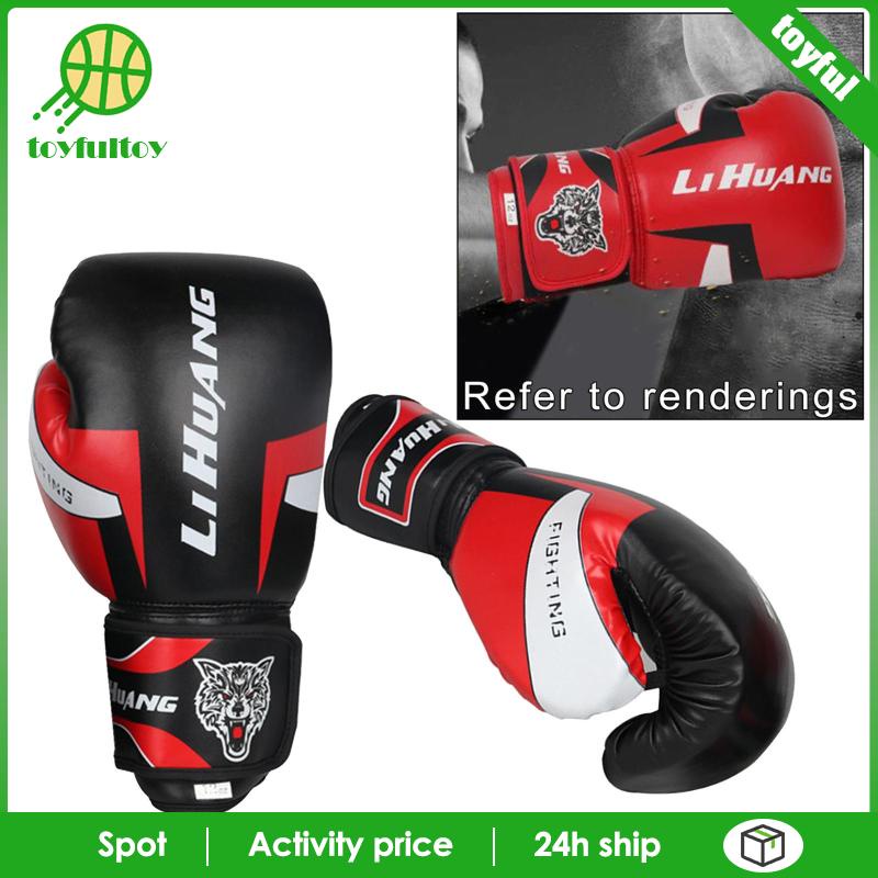 Găng Tay Boxing / Muay Thái Bằng Da PU Chất Lượng Cao