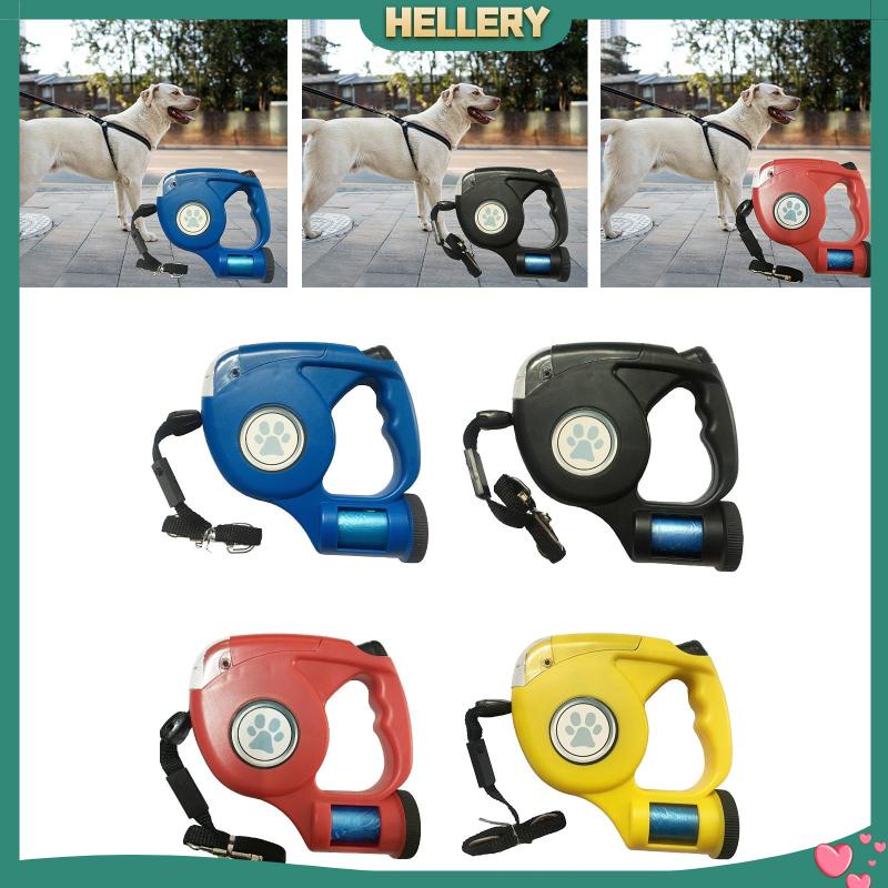 Dây Dắt Thú Cưng Đi Dạo Có Đèn Và Túi Đựng Rác 15ft