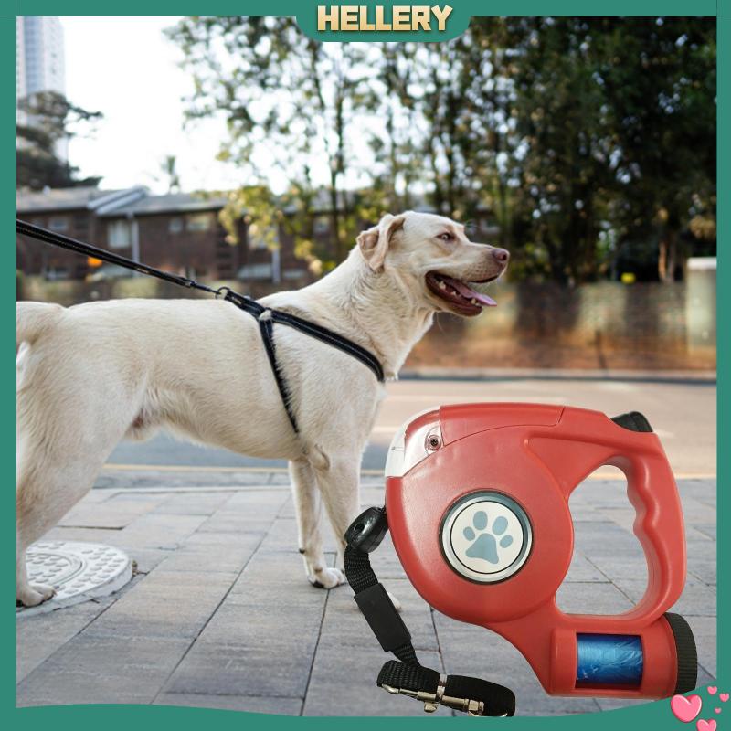 Dây Dắt Thú Cưng Đi Dạo Có Đèn Và Túi Đựng Rác 15ft