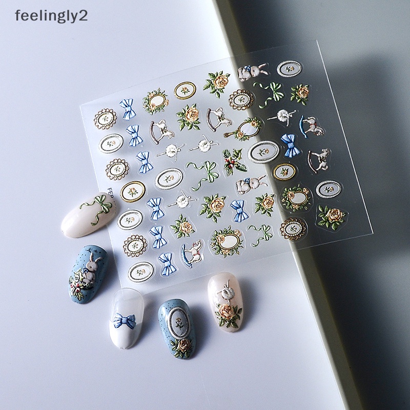Miếng Dán Trang Trí Móng Tay Ba Chiều Diy Xinh Xắn