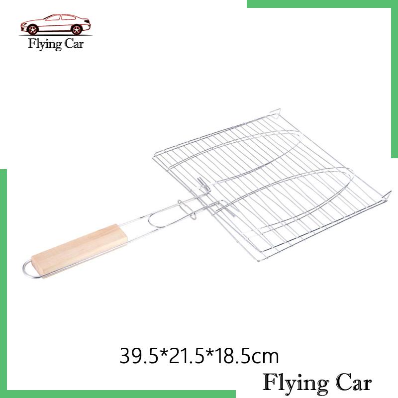 Giỏ Nướng Cá Bằng Kim Loại Có Tay Cầm Tiện Dụng Khi Đi Dã Ngoại