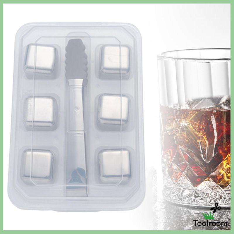 Khuôn Làm Đá Viên Bằng Thép Không Gỉ 2.5cm Có Thể Tái Sử Dụng