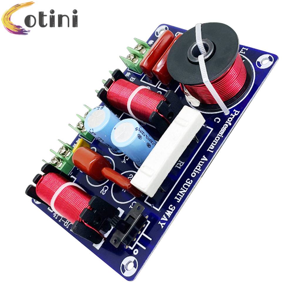 Bộ Chia Tần Số Lọc Âm Bass Trung Bình 3 Chiều 250W Cho Loa