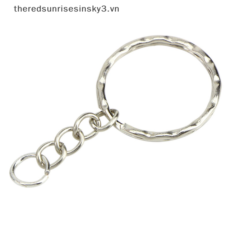 Set 50 Vòng Bạc Bóng 25mm Dùng Làm Móc Khóa DIY Thời Trang