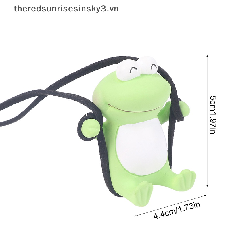 # # Mặt Dây Chuyền Hình Chú Ếch Đu Quay Gypsum Dễ Thương Trang Trí Nội Thất Xe Hơi Tự Động Phía Sau.