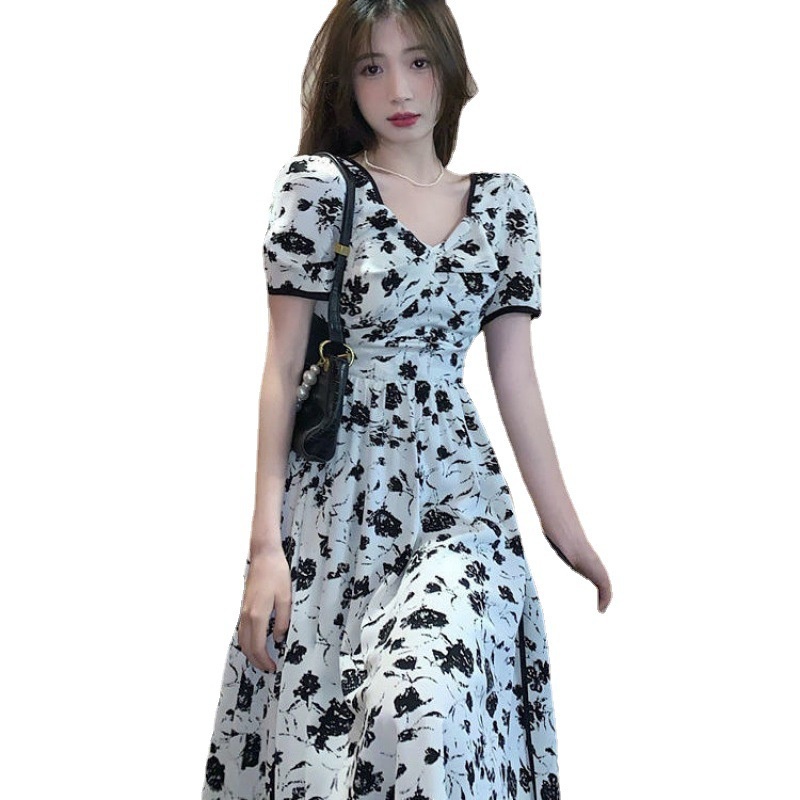 Đầm Hoa Hồng Thời Trang Mùa Hè 2023 Phong Cách Mới Cho Nữ