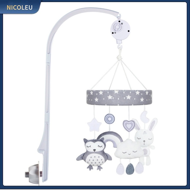 Nhân Vật Nicoleu Dễ Thương Xinh Xắn | Lục Lạc Đồ Chơi Dạng Xoay Phát Nhạc Vui Nhộn Cho Bé 0-1 Tuổi