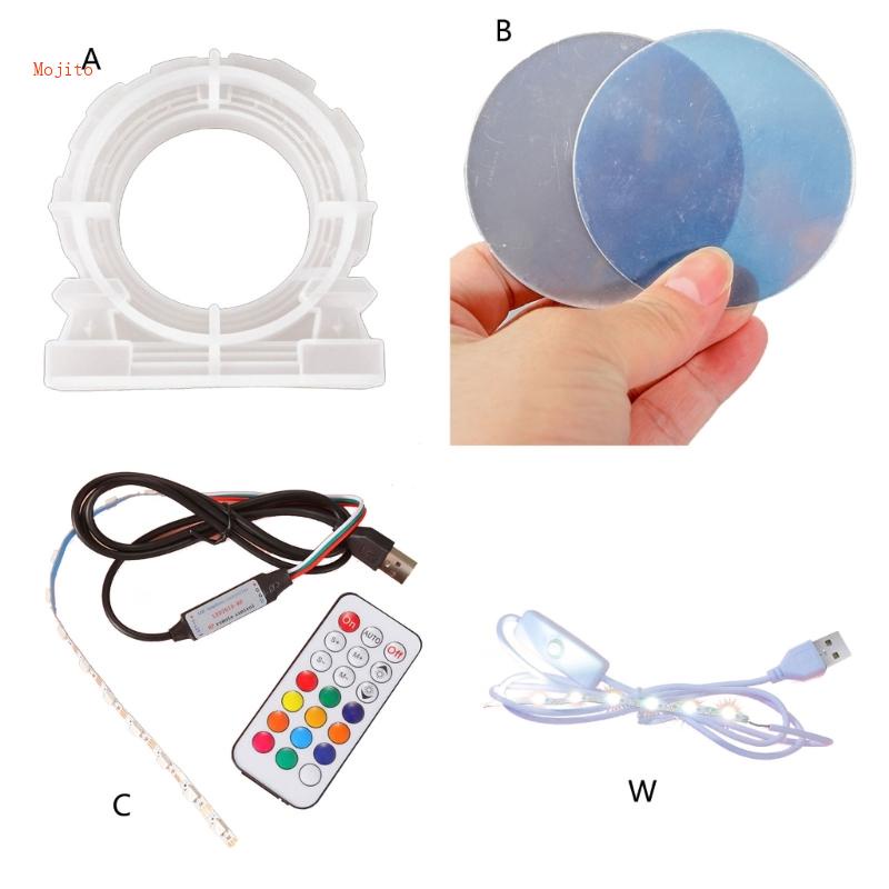 Khuôn Silicone Tạo Hình Pha Lê Mojito 3D Làm Đồ Trang Sức Thủ Công Diy