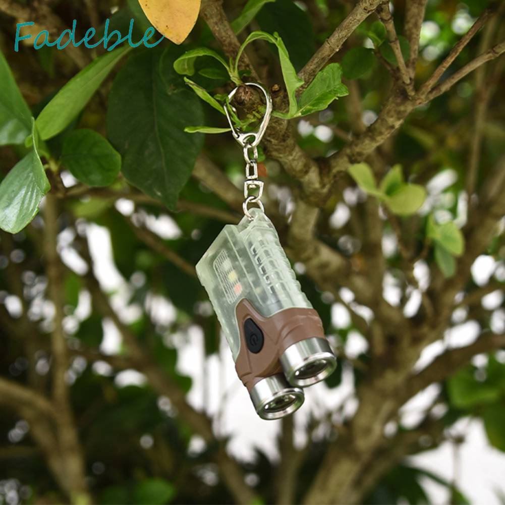 Đèn LED Cắm Trại Bỏ Túi Loại C 500mAh Chống Thấm Nước 7 Chế Độ Tiện Dụng