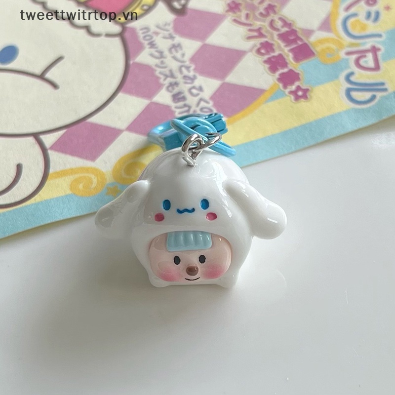 Móc Khóa Gắn Búp Bê Melody Cinnamoroll Mini Dễ Thương