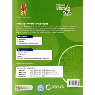 Sách Tiếng Anh 8 Friends Plus - Workbook (2023)