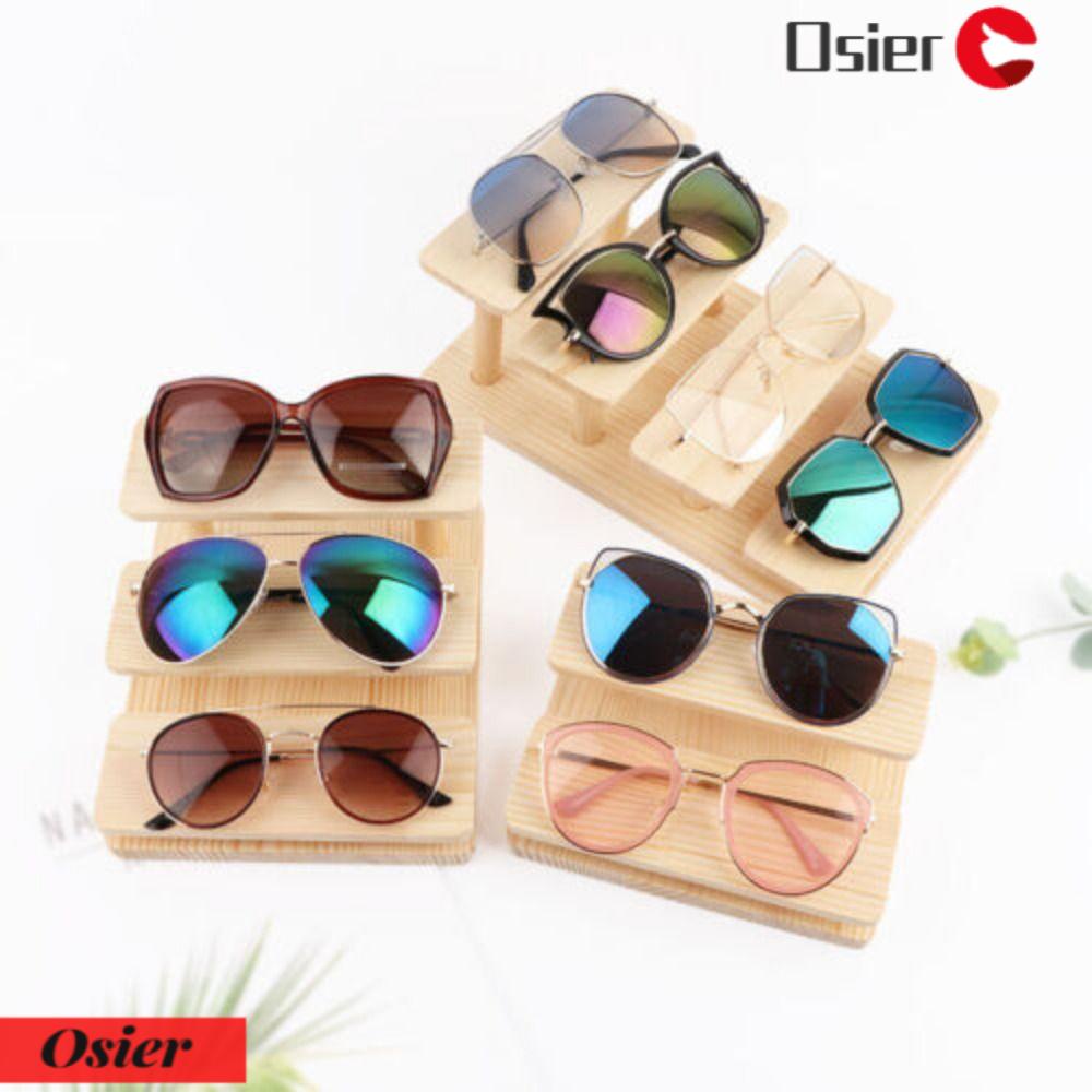OSIER1 Giá Đỡ Trưng Bày Mắt Kính 2-4 Tầng Bằng Gỗ Tự Nhiên Để Bàn