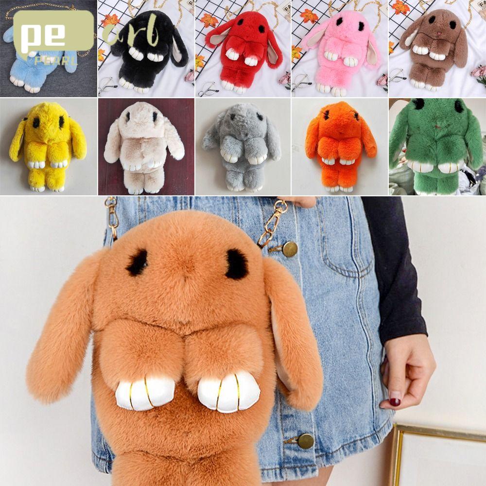 PEARLVN Túi Tote Đeo Chéo Cỡ Lớn Họa Tiết Thỏ Dễ Điều Chỉnh Cho Nữ