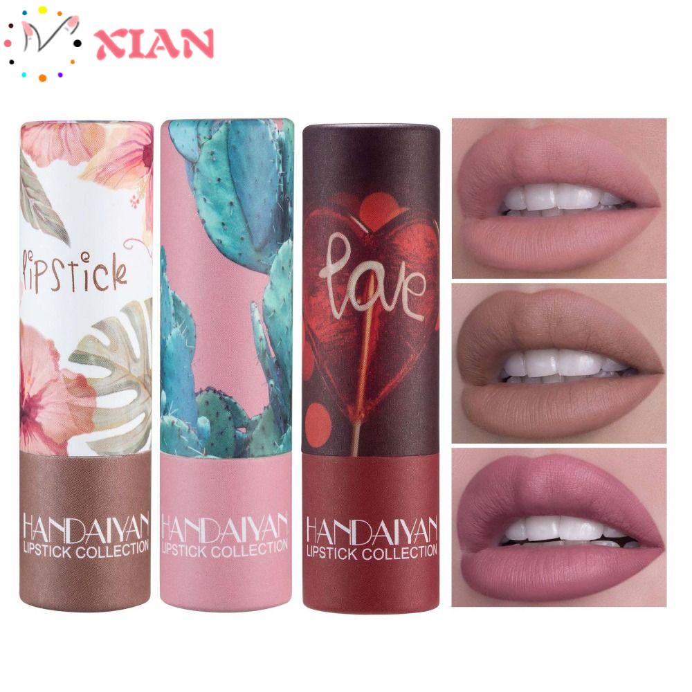 XIANTIN Son Môi Trang Điểm Màu Nhung Lâu Trôi Làm Đẹp Cho Bạn Gái