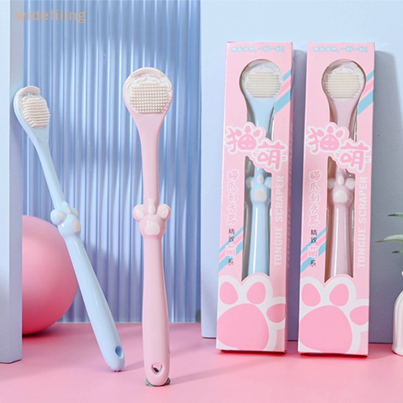 Bàn Chải Làm Sạch Lưỡi Hình Dấu Chân Mèo