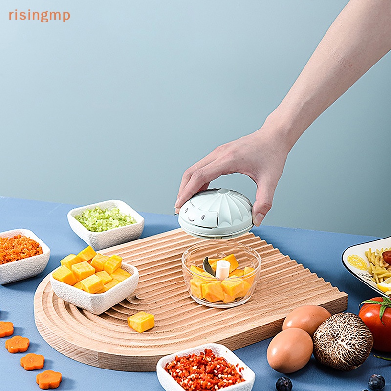 Dụng Cụ Nghiền Tỏi / Rau Củ Dạng Kéo Tay Tiện Dụng Cho Nhà Bếp