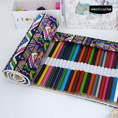 [WSTN] [WSTN]✎Túi Đựng Bút 36 / 48 / 72 Lỗ Dạng Cuộn Tiện Dụng