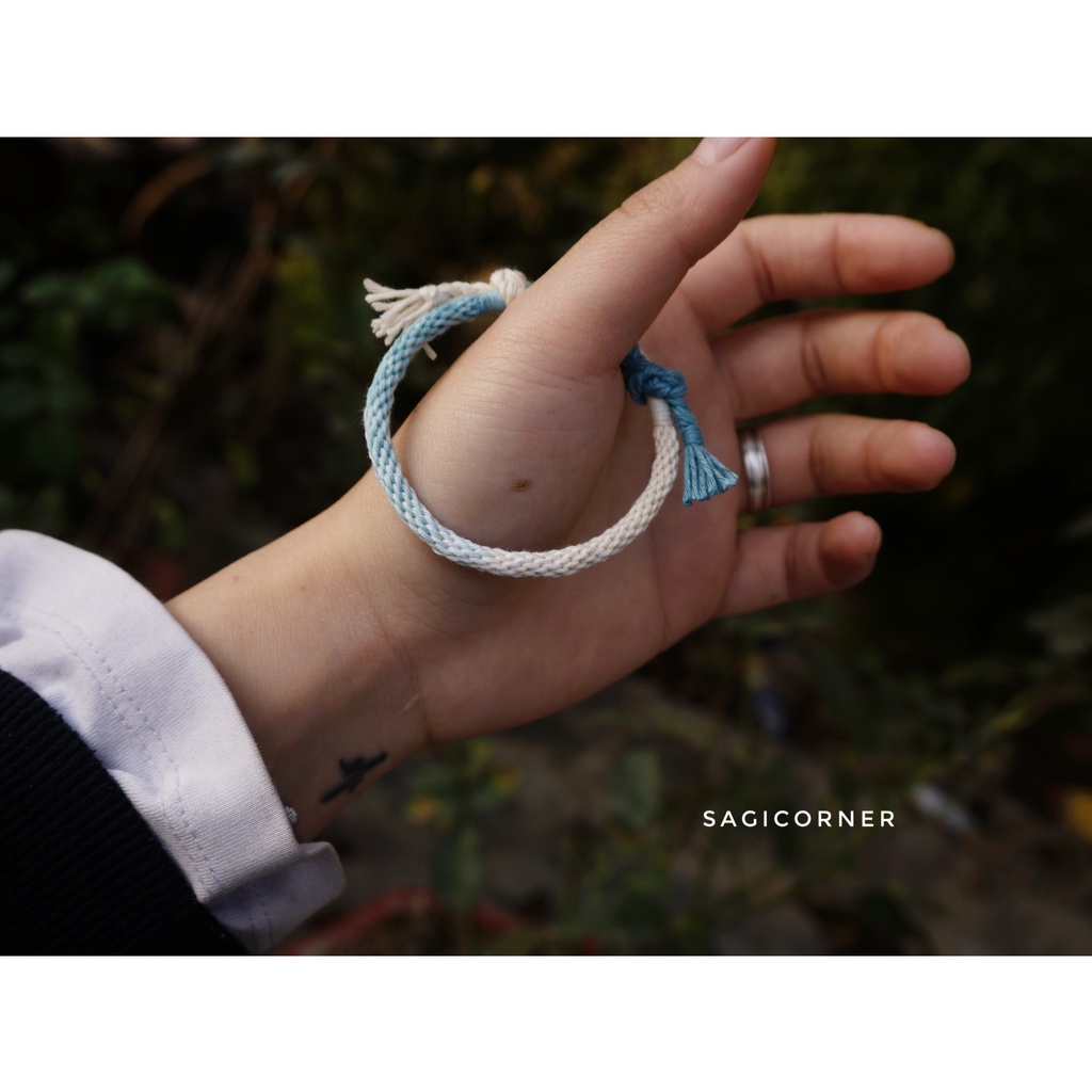 Part 2 - Vòng kumihimo màu ombre handmade