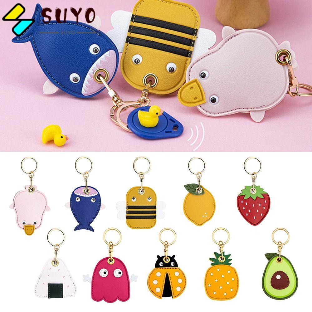 SUYO Bao Đựng Thẻ Bảo Vệ Chất Lượng Cao Họa Tiết Hoạt Hình Cho Airtag