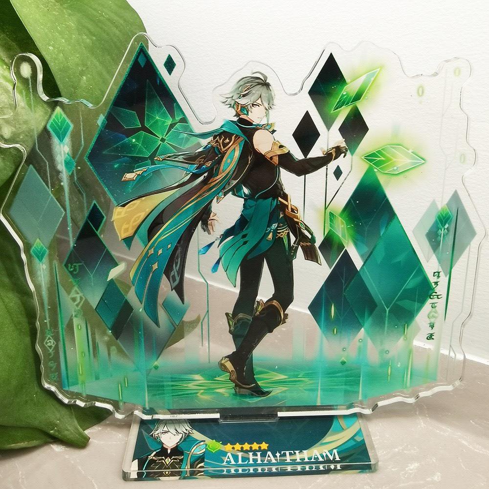 Standee nhân vật GENSHIN IMPACT ver 2 CHIÊU THỨC game anime chibi_chất liệu  Mica in 2 mặt