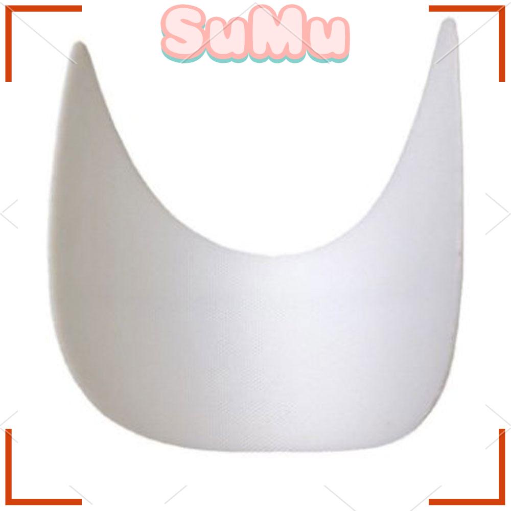 SUMU Set 10 Mũ Lưỡi Trai Bằng PE Cứng Gọn Nhẹ Màu Trắng Đen Phong Cách Đơn Giản