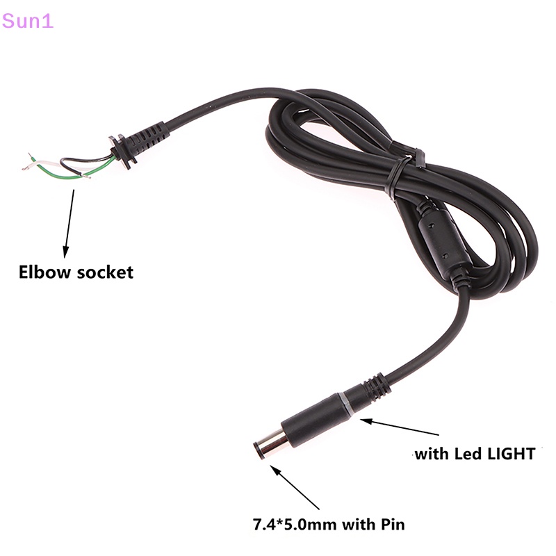 Cáp Sạc Sun1 > Đầu Nối DC Với Đèn Led 1.5M 7.4X5.0 7.4 * 5.0mm Cho Laptop