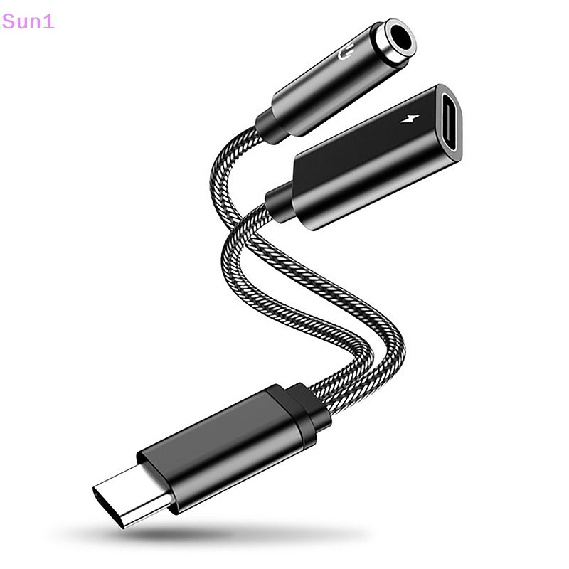 Cáp Chuyển Đổi Âm Thanh Tai Nghe Loại C 3.5mm 2 Trong 1 Chất Lượng Cao Cho iPad Pro Air Samsung well