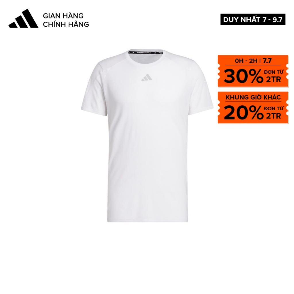adidas Chạy Áo Phông Chạy Bộ Win Confidence Nam trắng HR3277