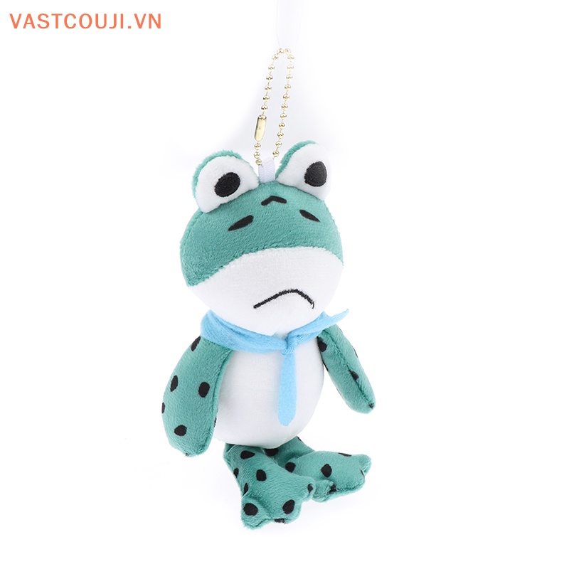 Móc Khóa Ếch Nhồi Bông Xanh Chân Dài Thời Trang Cá Tính