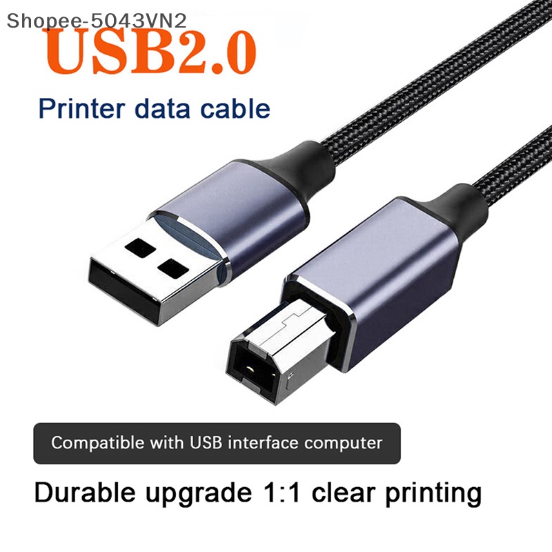 Dây Cáp USB 2.0 Type A Sang Type B Tốc Độ Cao Cho Máy In / Máy In USB 2.0